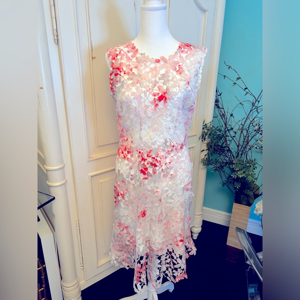 Elie Tahari Sz 6 multi color dress